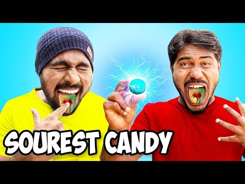 Eating World's Most Sourest Candy, நாக்கு போச்சு ! 🤢🤮