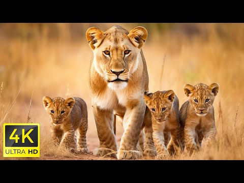 African Safari 4K: Most Amazing Animal Encounters in Lake Manyara Park With Calming & Real Sounds