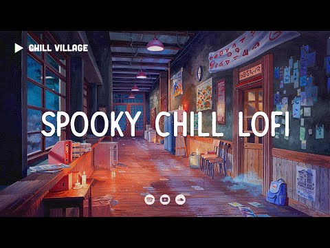 Abandoned School 🎃 Chilling Beats for a Spooky Autumn Night [chill lo-fi hip hop beats]