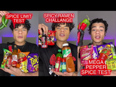 Spice King Ramizeinn TikTok Videos - New Ramizeinn Spiciest Food Challange 2024