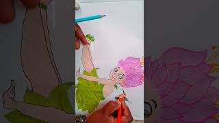 Easy and simple flower girl drawing for beginners || Easy and simple drawing for beginners