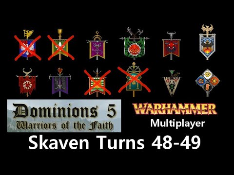 Warhammer Dominions 5 multiplayer - Skaven turns 48-49: Farewell Sweet Merchant Princes