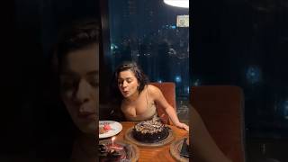 #avneetkaur celebrates her #birthday by cutting #cake #shorts #bollywood #actress #fashion