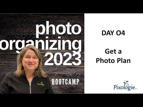 2023 Photo Organizing 7 Day Boot Camp Day 4 Get A Plan