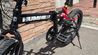 今話題のファットバイク！折り畳み自転車、HUMMER206FAT-BIKEのサイズ感や仕様などを紹介。