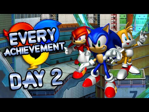 Getting EVERY ACHIEVEMENT In Sonic Heroes! (Day 2)