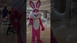 PINK BUNNY IN DOHA | QATAR#bunnymadcot #centerpoint #friday #kidsday #kidsdayout #kids #