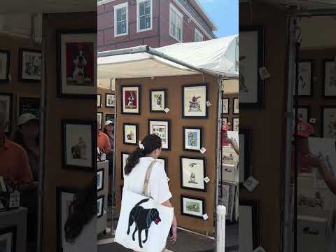 Mystic Outdoor Art Festival in CT #TracyLizotteStudios #artshow