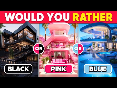 Would You Rather...? BLACK, PINK or BABY BLUE 💗🖤💙 Daily Quiz