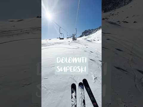 Skifahren an der Marmolada 😍🎿☃️ Warst du schon mal in Arabba in Dolomiti Superski?🤩