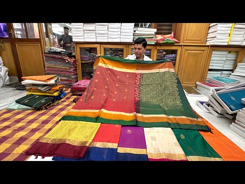 Chickpet Bangalore Wholesale Saree Shop 🛍️‼️ Single Saree Courier Available