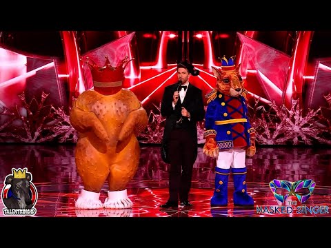 Turkey Crown Vs Nutcracker Results | The Masked Singer Christmas Special 2024