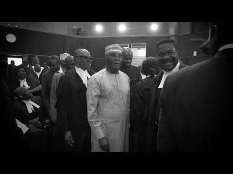 Atiku at the Presidential Election Petition Court As Parties Adopt Their Final Written Addresses.