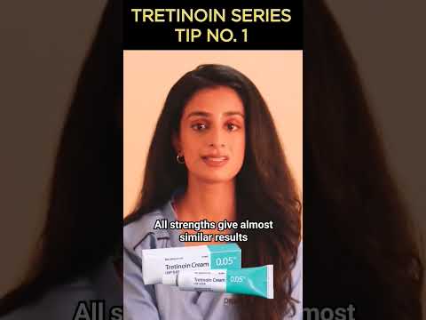 How to use tretinoin aka skin A cream #shorts #skincare