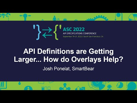 API Definitions are Getting Larger... How do Overlays Help? - Josh Ponelat, SmartBear