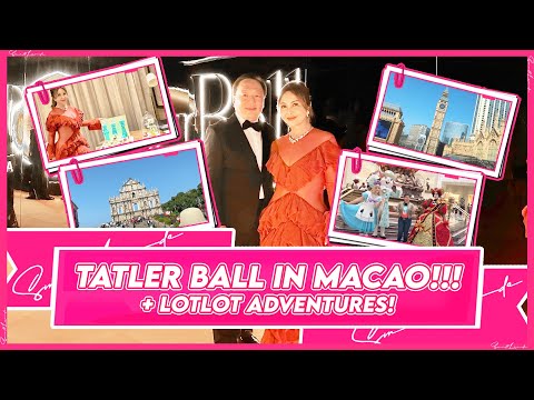 I MET DAVID BECKHAM AT THE TATLER ASIA BALL + SUPER FUNNY MOMENTS IN MACAO WITH LOTLOT | Small Laude