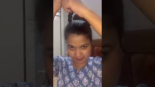 Hairstyle hack #hairbunhack