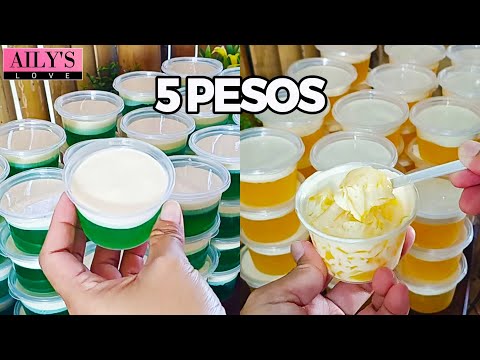 DINUDUMOG TRENDING MABENTA PATOK NA PANGNEGOSYO - BUKO PANDAN JELLY MILK | MANGO JELLY CUP