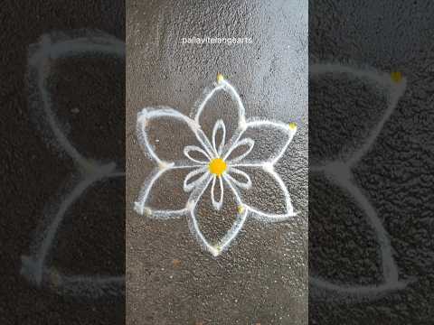 Easy beautiful quick rangoli muggulu kolam kolangal designs #dailyrangoli