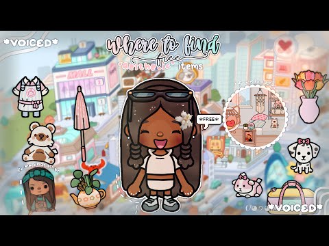 ࣪Where to find *FREE* AESTHETIC items + free house & character 🪷 ˖ ࣪ ‹ 👙|*VOICED*🔊 | It’s me Annie 🐰