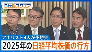 2025年の日経平均株価の行方は？プロ4人が予想　巳年の相場の格言は「辰巳天井」…史上最高値の更新なるか【Bizスクエア】