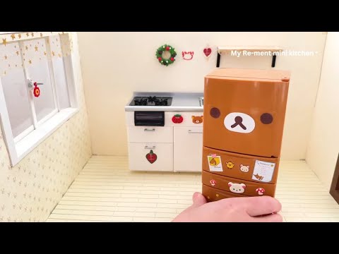 Miniature kitchen set installation ✨ASMR ✨Re-ment collection✨