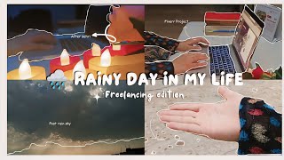 #08 🌧️💻𝘊𝘰𝘻𝘺 𝘙𝘢𝘪𝘯𝘺 𝘋𝘢𝘺 𝘚𝘪𝘭𝘦𝘯𝘵 𝘷𝘭𝘰𝘨| Freelancer, productive day, 𝘚𝘪𝘮𝘱𝘭𝘦 𝘭𝘪𝘷𝘪𝘯𝘨, no music | 𝘴𝘴𝘰𝘧𝘪𝘤𝘭𝘺♡🇵🇰