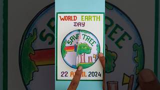 world earth day making card / Save Earth drawing #shorts #short #viral #youtubeshorts