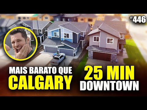 DESCUBRA CHESTERMERE: A Cidade PERFEITA e MAIS BARATA para MORAR perto de Calgary! #446