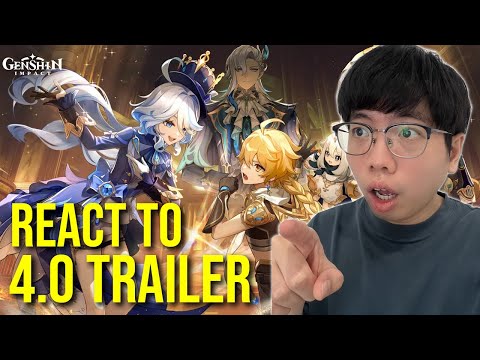 Day 1 Genshin Player Reacts: Fontaine Version 4.0 Trailer Reaction