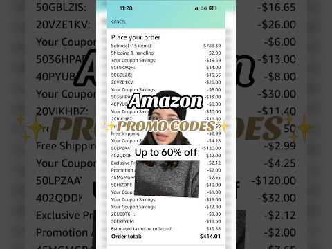 I used these AMAZON CODES to make my cart go from $788 to $414 #amazoncodes #amazondeals #amazon