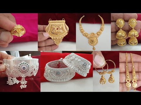 Wedding Bridal New Gold & Silver Jewellery Designs 2024 With Weight & Price || latest gold jewellery