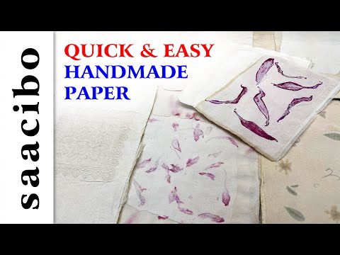 Quick And Easy Diy Handmade Paper With Napkins - No Glue #handmadepaper  #bestoutofwastecraft