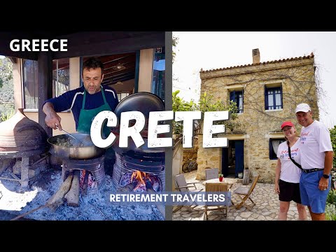 CRETE, GREECE  | AUTHENTIC CRETAN FOOD | Chania | Retirement Vlog #71