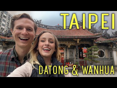 Taipei's DATONG & WANHUA DISTRICTS! 🇹🇼 (snake soup, Ximending, & temples!)