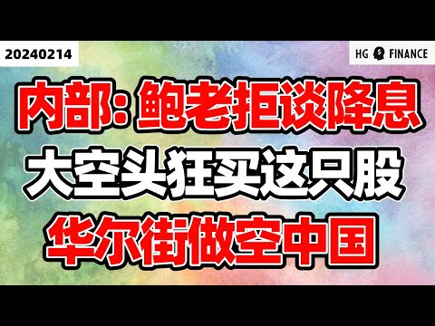 鲍威尔召开内部会议！【2024/2/14】美股 | 投资 | 股票 | 猴哥财经