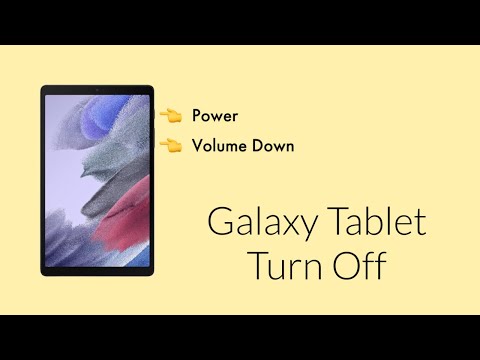 Galaxy Tablet Turn Off Instructions