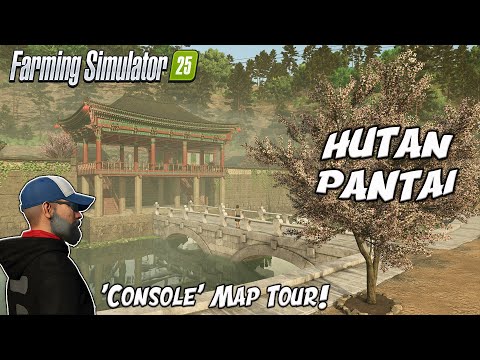 FS25 “HUTAN PANTAI” CONSOLE MAP TOUR! ON Farming Simulator 25 (Review) PS5.