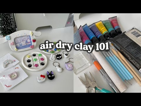 Air Dry Clay Essentials (for beginners, tools & supplies, tips)