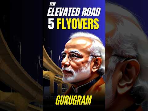 New Elevated Road or 5 Flyovers in Gurugram Soon #Newelevatedroad #Spr #golfcourseextensionroad