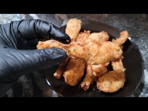 These Fried Frog Legs Taste Like Chicken! Crispy Fried Frog Leg Recipe