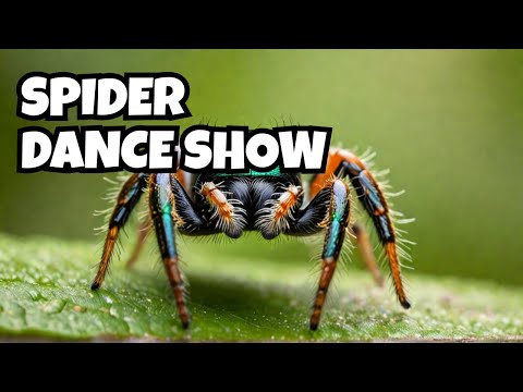 Jumping Spiders' Vibrant Displays: Nature's Tiny Dancers