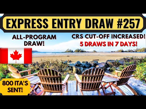 Express Entry Draw #257 For Canada PR | Canada Immigration | Canada PR Process 2023 | Dream Canada