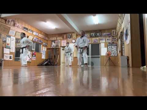 Kenseikai Uechiryu Hombu Okinawa: 型: 十三 #karate #Okinawa #上地流 #空手 #uechiryu #沖縄