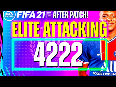 FIFA 21: 4222 BEST CUSTOM TACTICS & INSTRUCTIONS - META ATTACKING FORMATION TO SCORE MORE GOALS