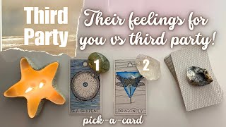 Pick A Card💬Their Feelings For You Vs. Third Party✨ confusing/situationship/crush/connection