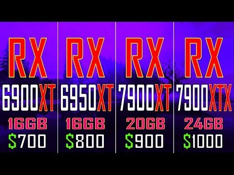 RX 6900XT vs RX 6950XT vs RX 7900XT vs RX 7900XTX // PC GAMES TEST //