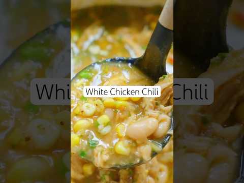 White Chicken Chili (Chili Recipe!) #chili #chilirecipe #chickenchili