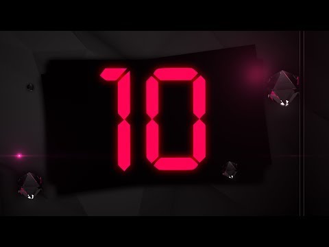 COUNTDOWN TIMER 10 sec ( v 670 ) 10 to 0 with sound effects 4k