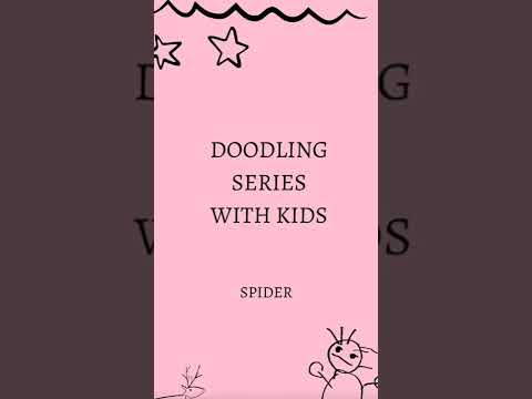 Easy Doodles for Kids | Simple Drawing for Beginners | How to draw a SPIDER - Step by Step Guide